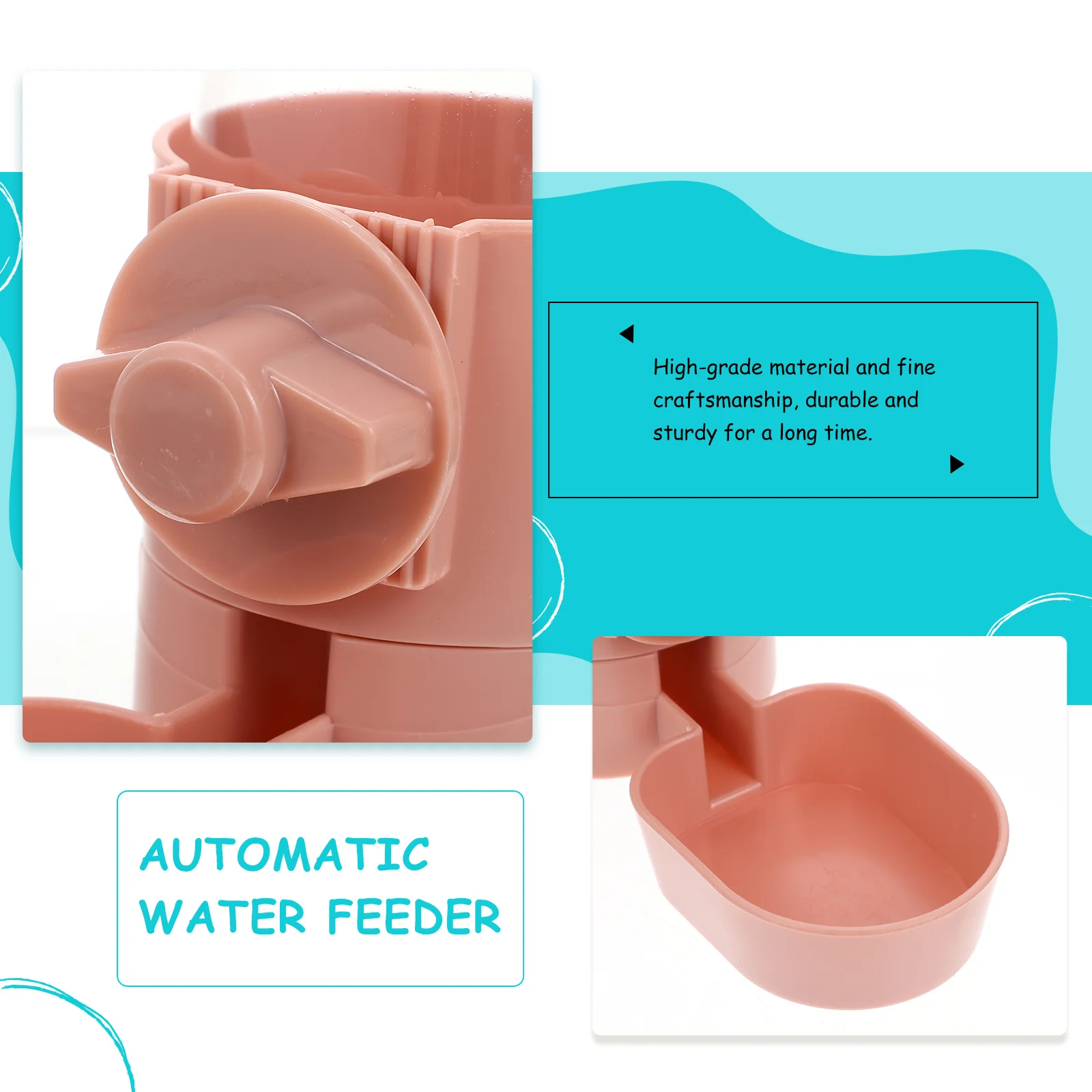 

Automatic Pet Waterer Large Capacity For Cat Dog Rabbit Cage Indoor Use Pet Drinking Bottle Feeder Dispenser