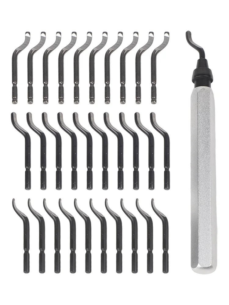 

360-Degree Swivel Deburring Tool Kit For Various Materials Cross Holes Applications DIY Projects For PVC Pipes