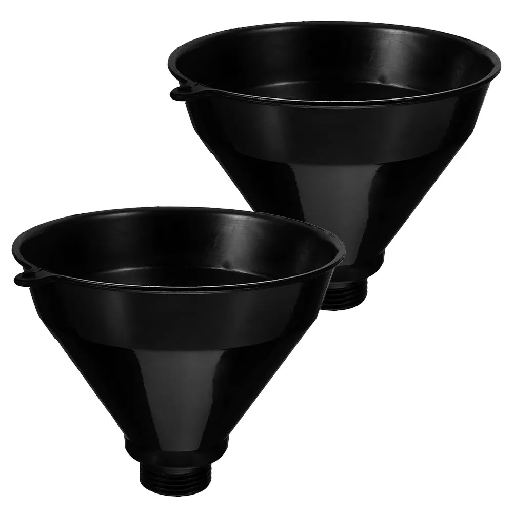 2Pcs Wide Mouth Plastic Funnel Large Diameter for Car Radiator Filling Oil Drain Transmission Fluid Kitchen Canning Bottle Jar