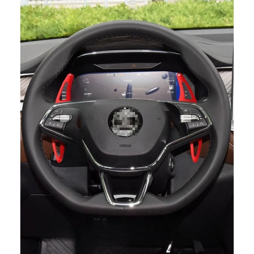

Подрулевые переключатели для Skoda 2020 Octavia A8 MK4 ENYAQ IV RS VRS Karoq Kodiaq 2021 2022, подрулевые лепестки для рулевого колеса, переключение передач DSG