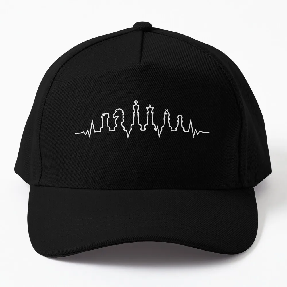 

Chess Heartbeat Gift for Chess Lovers and Chess Club Fans Baseball Cap fishing hat hard hat Cosplay Hat Female Men'S