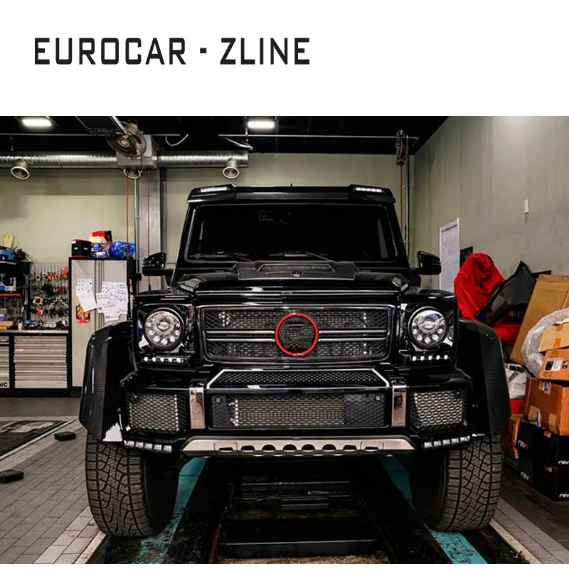 لوحة انزلاقية أمامية G Class W463 G63 G65 G500 4*4 لوحة انزلاقية للمصد الأمامي قبل عام 2016