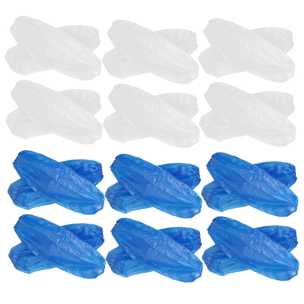 

200 Pcs Waterproof Oilproof Arm Sleeves Kitchen Cleaning Disposable Fits Adults Eco Friendly Anti Stain