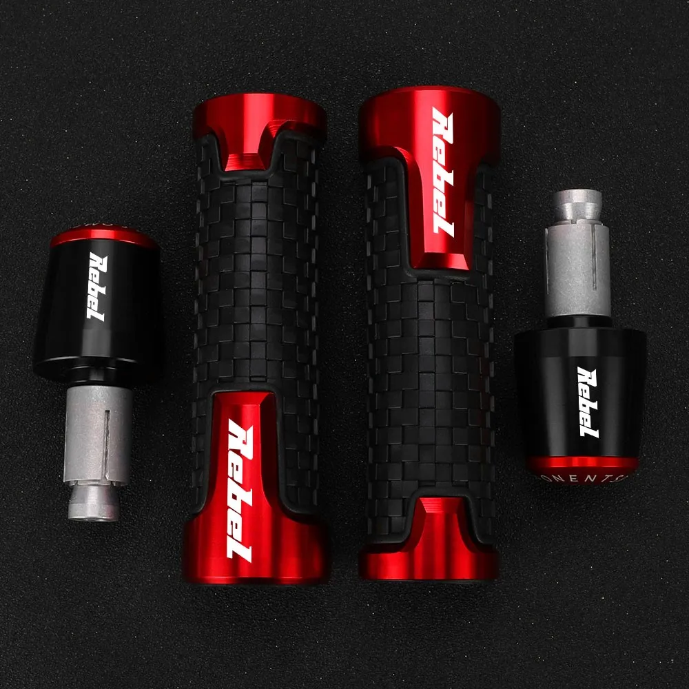 2023 Motorcycle Parts For HONDA REBEL CA250 CA 250 1996-2011 2010 2009 2008 2007 2006 Handlebar Grips Handle Bar Cap End Plugs
