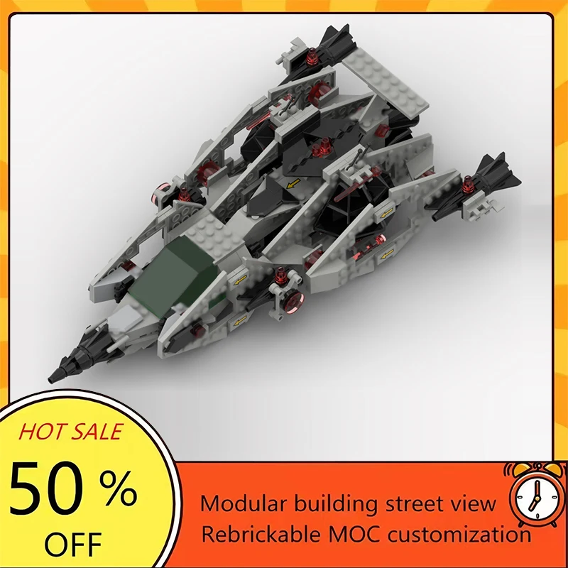 

313PCS Popular Space War Movie Model MOC Building Bricks Spaceship Modular Technology Gifts Holiday Assemble Children Toy Suit