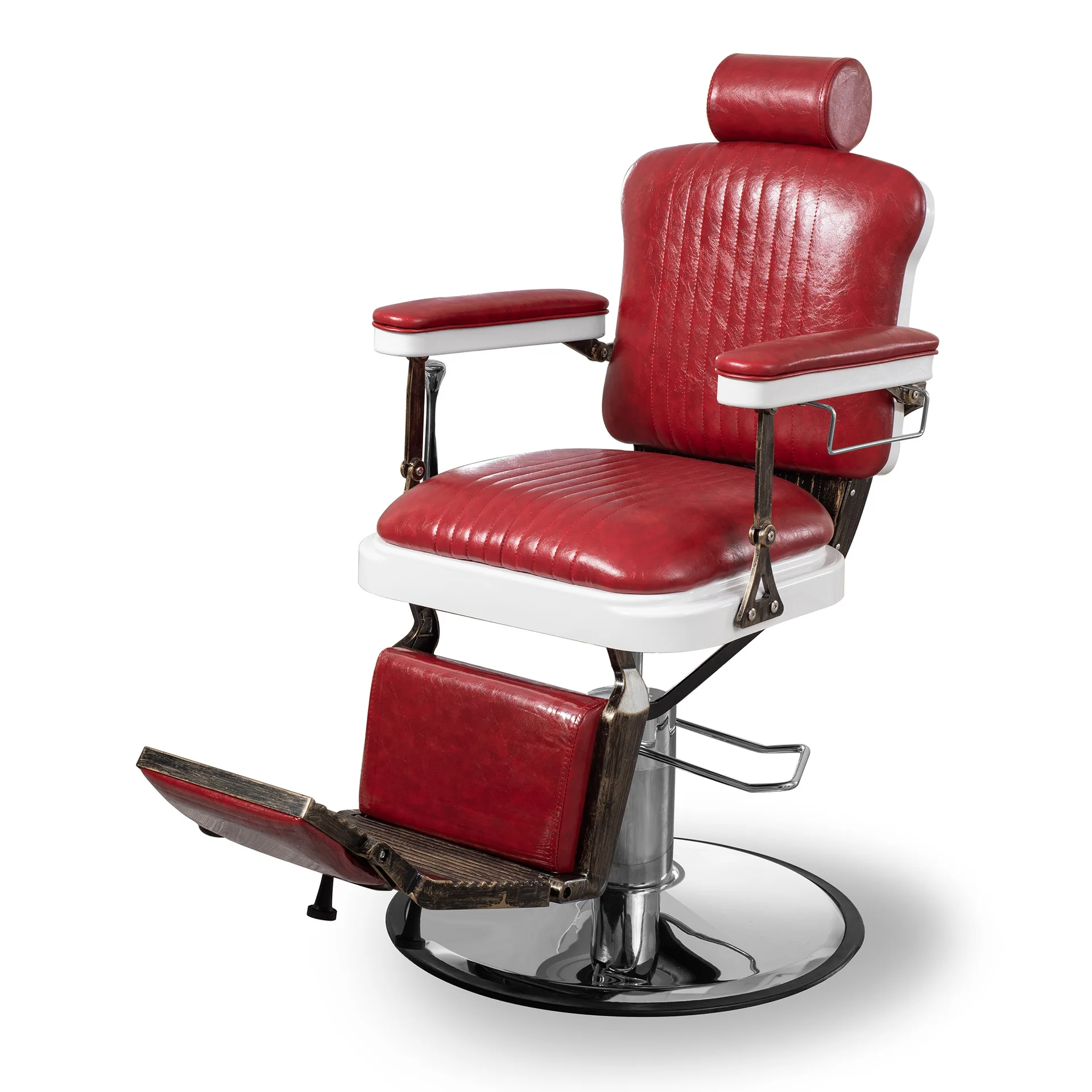 

Hydraulic Barber Chair Lift Professional Vintage Lincoln Salon Beauty Spa Shampoo Equipment