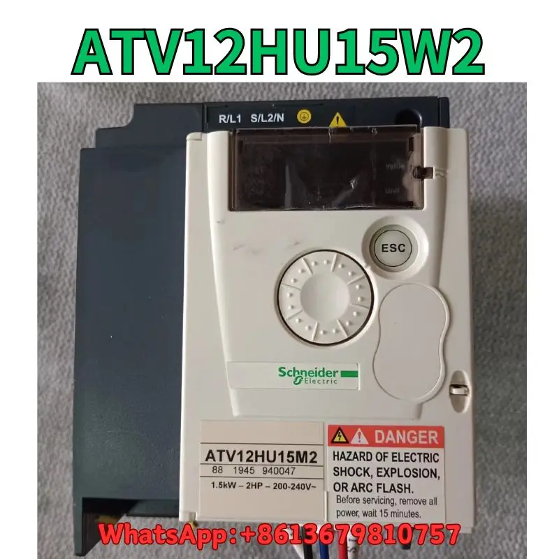 

second-hand Frequency converter ATV12HU15W2 1.5KW test OK Fast Shipping