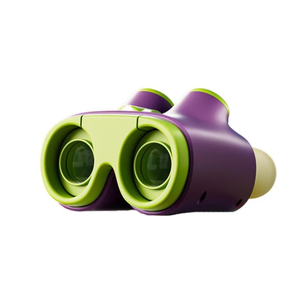 Plastic Children Binoculars Educational HD Magnifier Portable Magnification High Magnification Cartoon