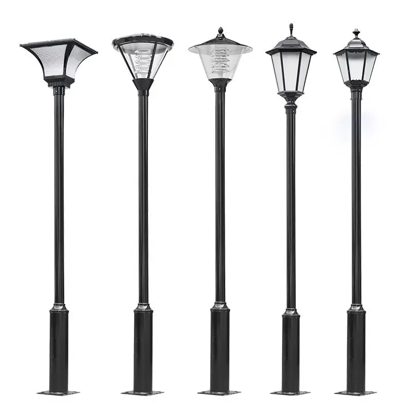 Solar Garden Light LED Street Outdoor Landscape 3-4 Meter Park High Male Outdoor Waterproof
