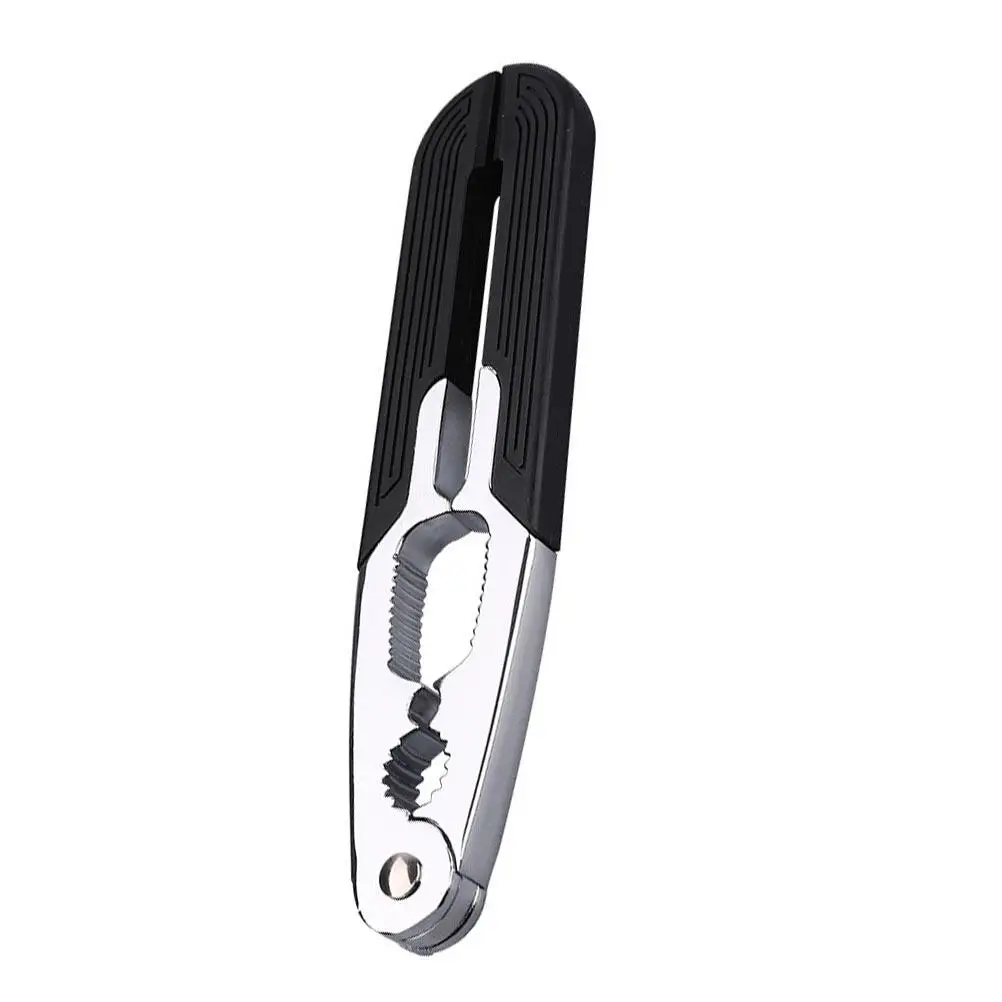 1Pcs Stainless Steel Plastic Nut Opener Heavy Duty Walnut Chestnut Macadamia Pecan Sheller Kitchen Tool with 3 Clamps Effortless