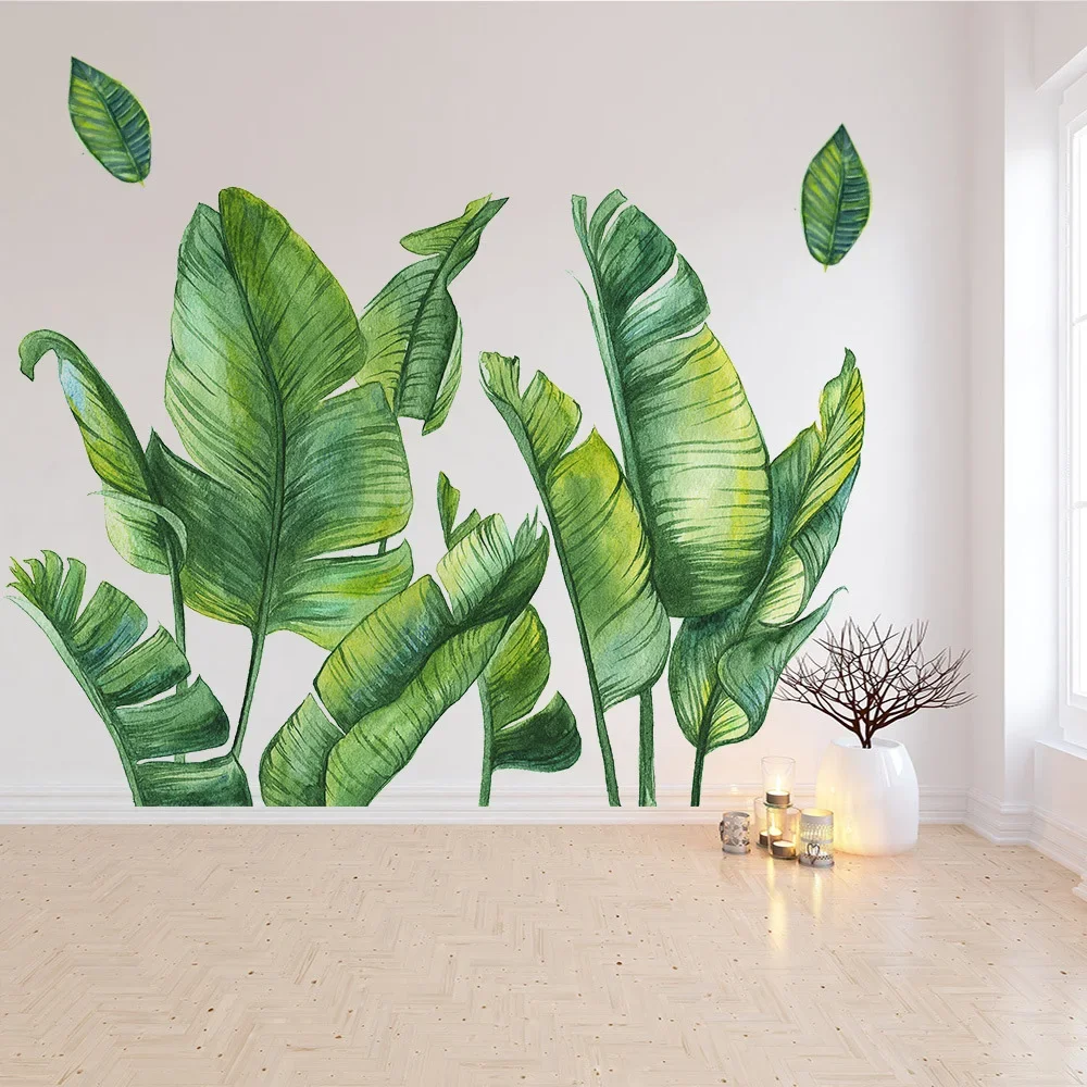 Art Wall Sticker Decal Decor Green Living Mural Plant Removable Sticker TV Protable Reliable Top Sale Hot Sale