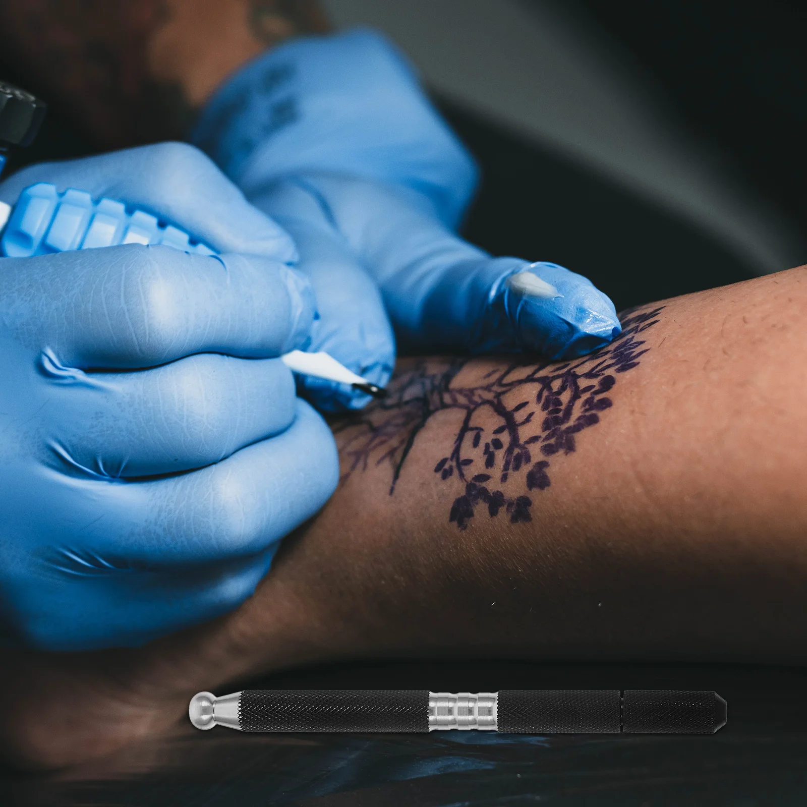 

Tattoo Doodler Pen Reusable Skin Marking Tool for Transfer Drawing and Stenciling Lightweight Portable Tattoo Supplies