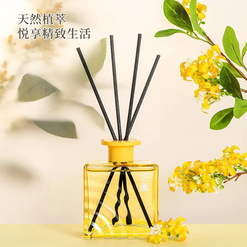 100ml Bedroom Natural Light Fragrance Office Study Fresh Air Reed DIffuser Decor,Hilton/English pears freesias Lasting Scent