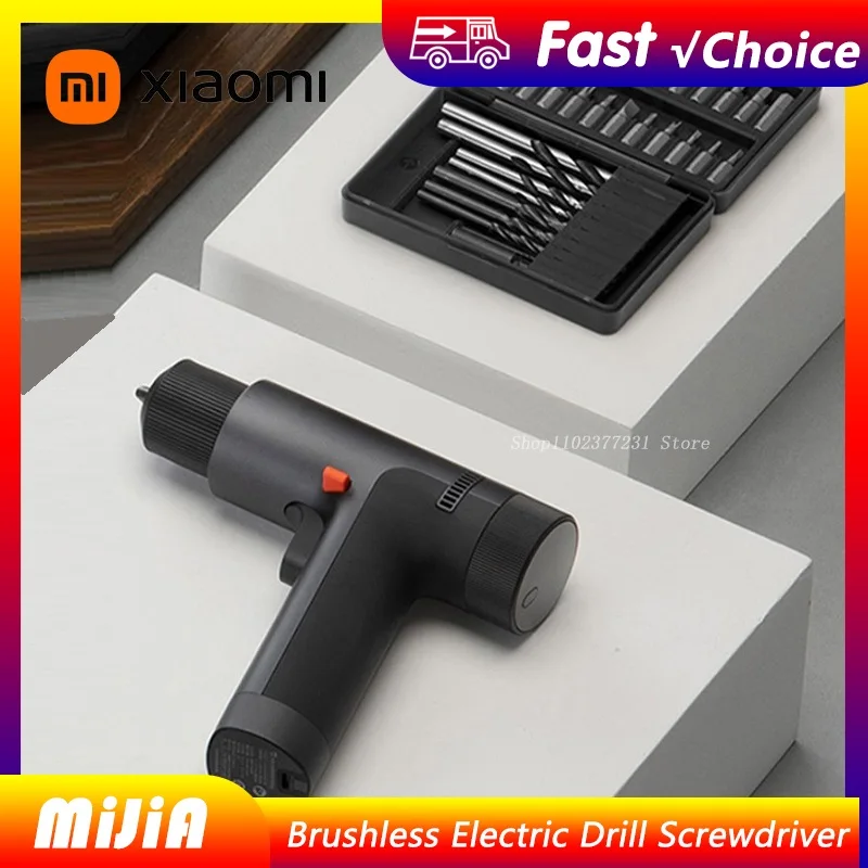 

NEW Xiaomi Mijia Brushless Electric Drill Screwdriver Smart Home Power Tool Type-C Rechargeable Multi-functional Cordless Drill