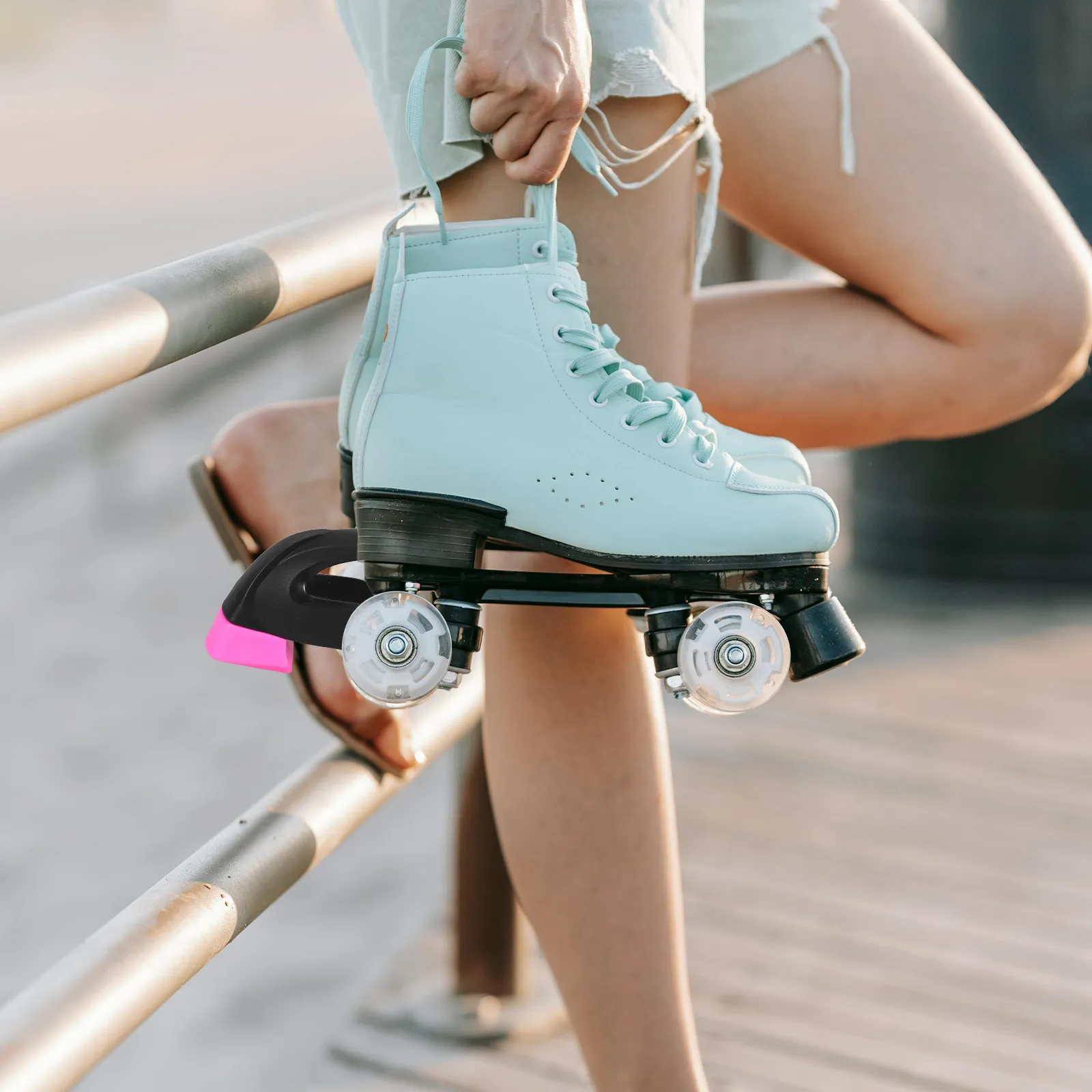 

1Set High Performance Brake Stopper for Roller Skates Universal Fit Inline Skate Replacement Parts Reliable Stopping Power Noise