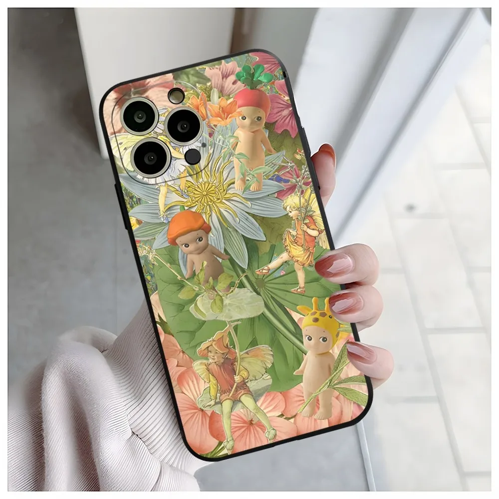 Sonny angel nature art Phone Case for iphone 14 15ProMax 11 13 12 Pro Xs Max Mini Xr X 7 8 6 6s Plus Shell Coque