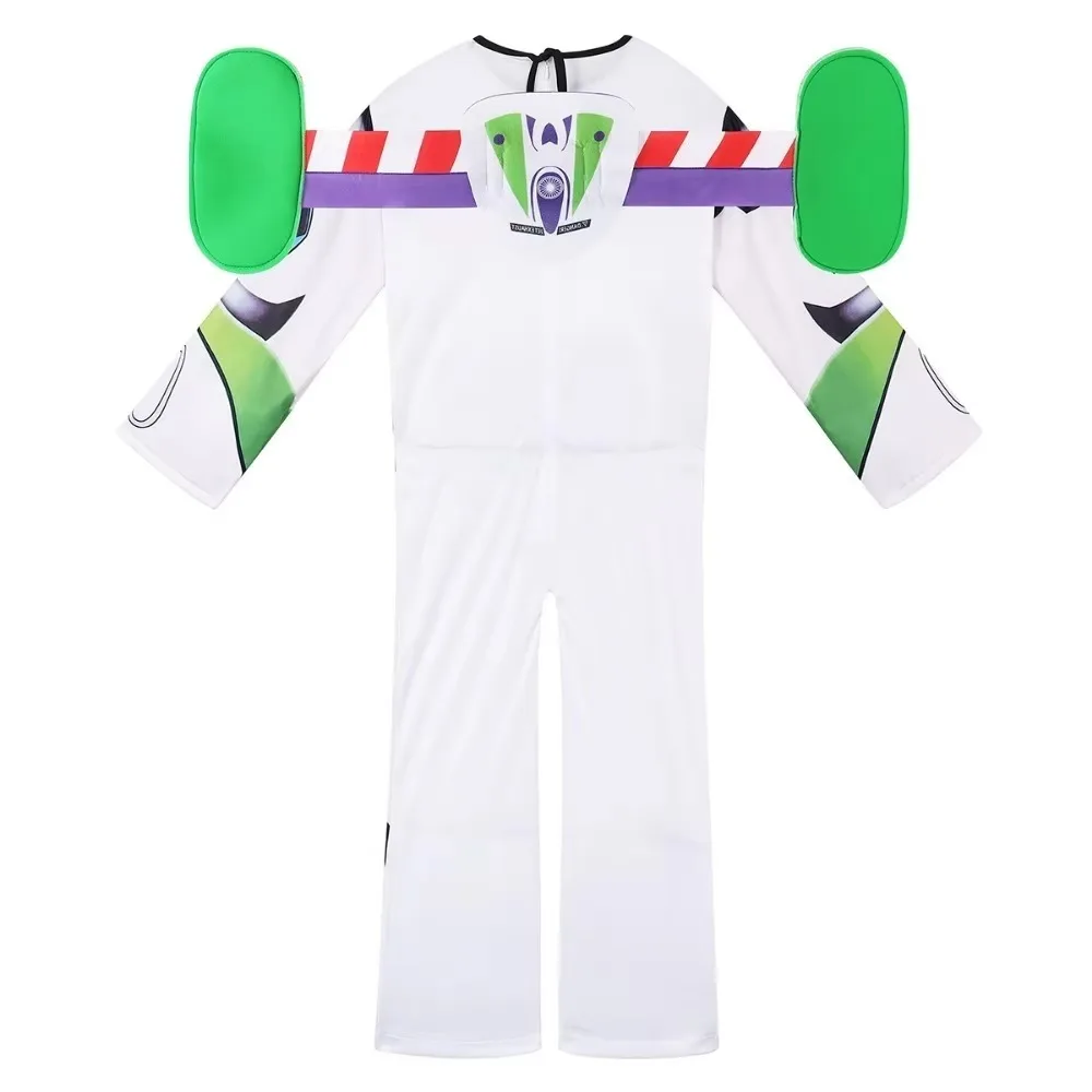 Toy Story Buzz Lightyear Children Jumpsuit Cosplay Costume Astronaut Kids Bodysuit with Mask Christmas Carnival Party Dress Up