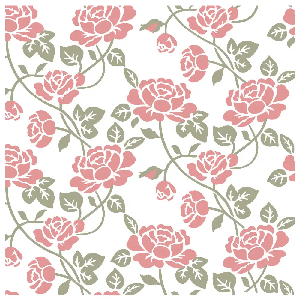 Blooming Rose Layering Stencils Scrapbooking Photo Album Decorative Embossing DIY Make Paper Cards Crafts 2024 New Arrivals