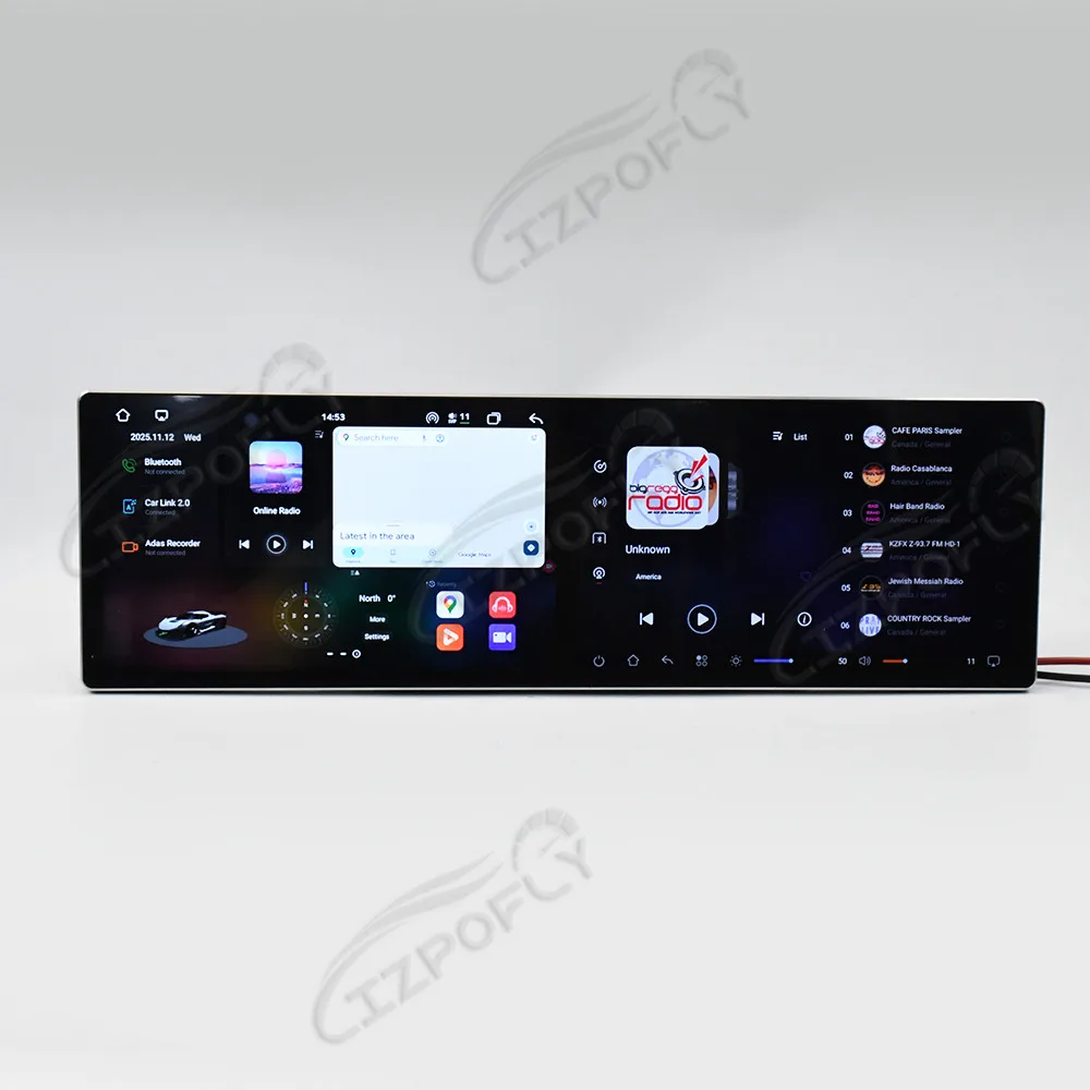 10.1 Inch Dual Screen Car Radio Android For Volvo S80 2006 CarPlay Multimedia Video Player Car GPS Navigation Stereo Head Unit