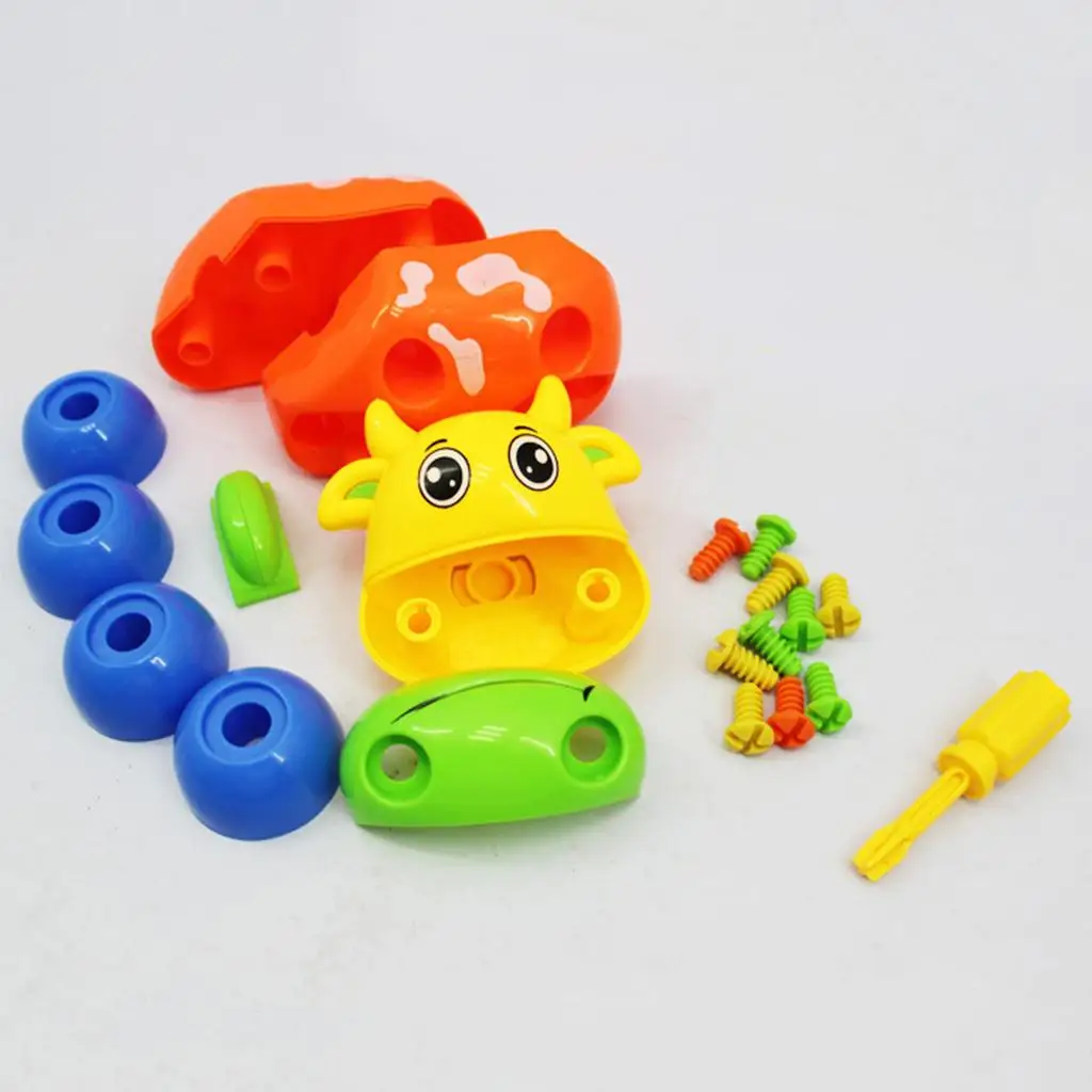 2-6pack Kids Puzzle Educational Toys Disassembly Assembly Cartoon