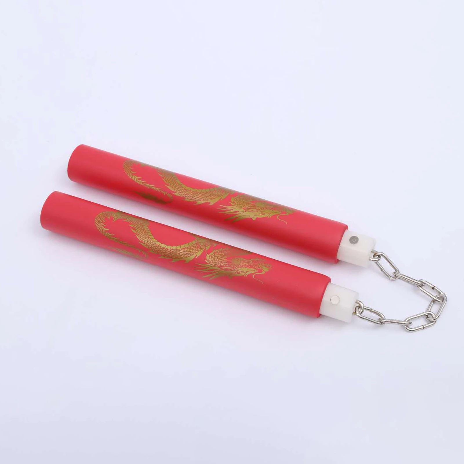 Martial Arts Practice Safe Foam Rubber Training Nunchucks for Indoor or Outdoor Exercises