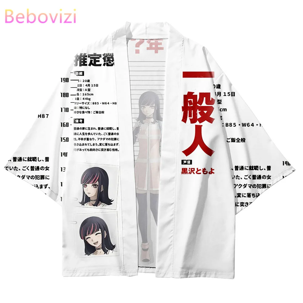 Women Cardigan Cosplay Haori Yukata Harajuku Top Robe 2021 Kimono Cartoon Anime Beach Japanese Style Streetwear Men