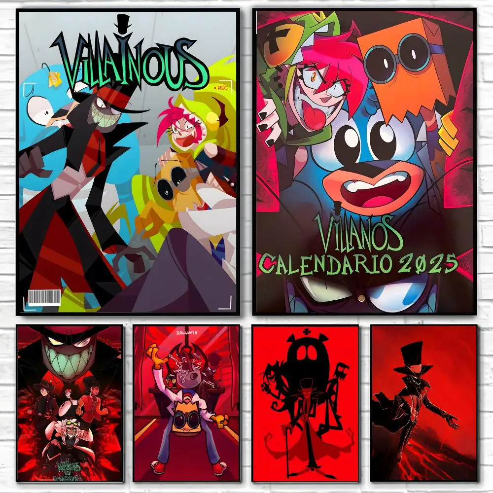 Anime Villainous Poster Poster High Quality Wall Art for Home Office Bedroom Living Room Perfect