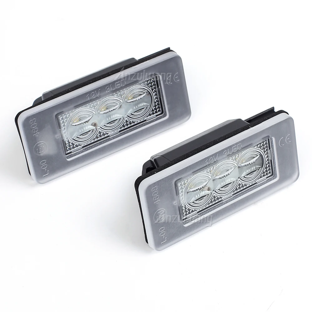 2Pcs Canbus LED License Number Plate Light Lamp For Nissan Serena C27 Altima Suzuki Landy Dacia Duster 265108990E