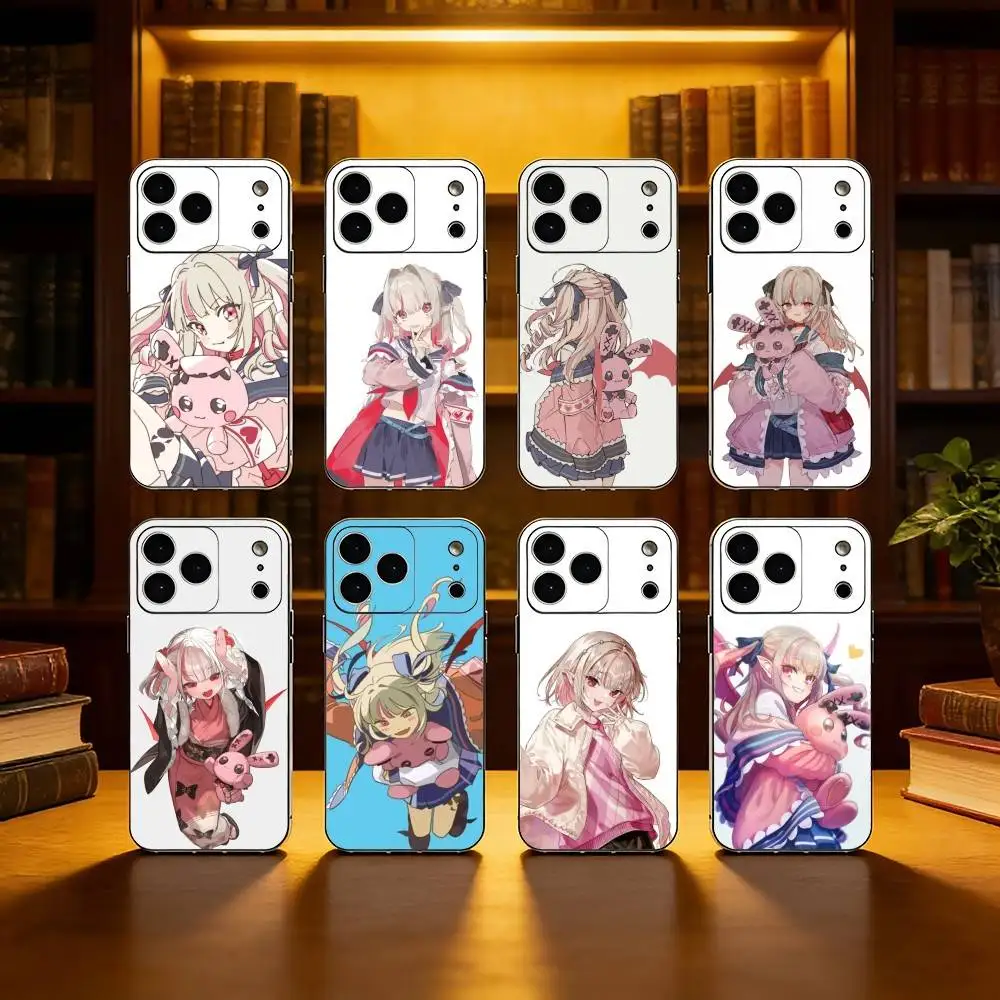 

Makaino R-Ririmu Phone Case For iPhone 17,16,15,14,13,12,11 Plus,Pro Max, Soft Silicone Black Cover