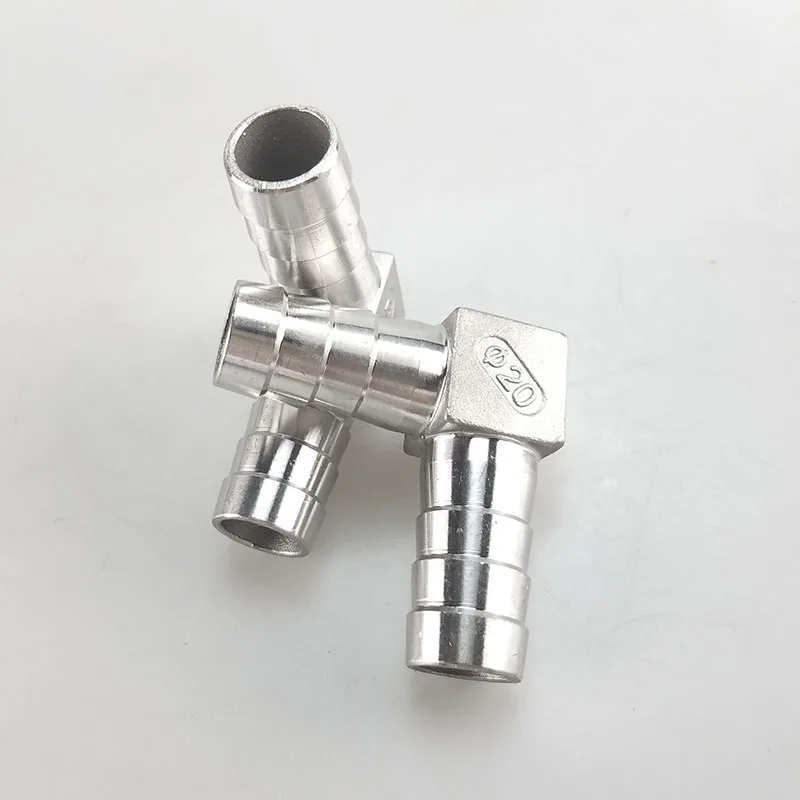 

6/8/10/12/14/15/16/19/20/25/32MM Hose Barb 304 Stainless Steel Elbow Pipe Fitting Coupler Connector Adapter For Fuel Gas Water