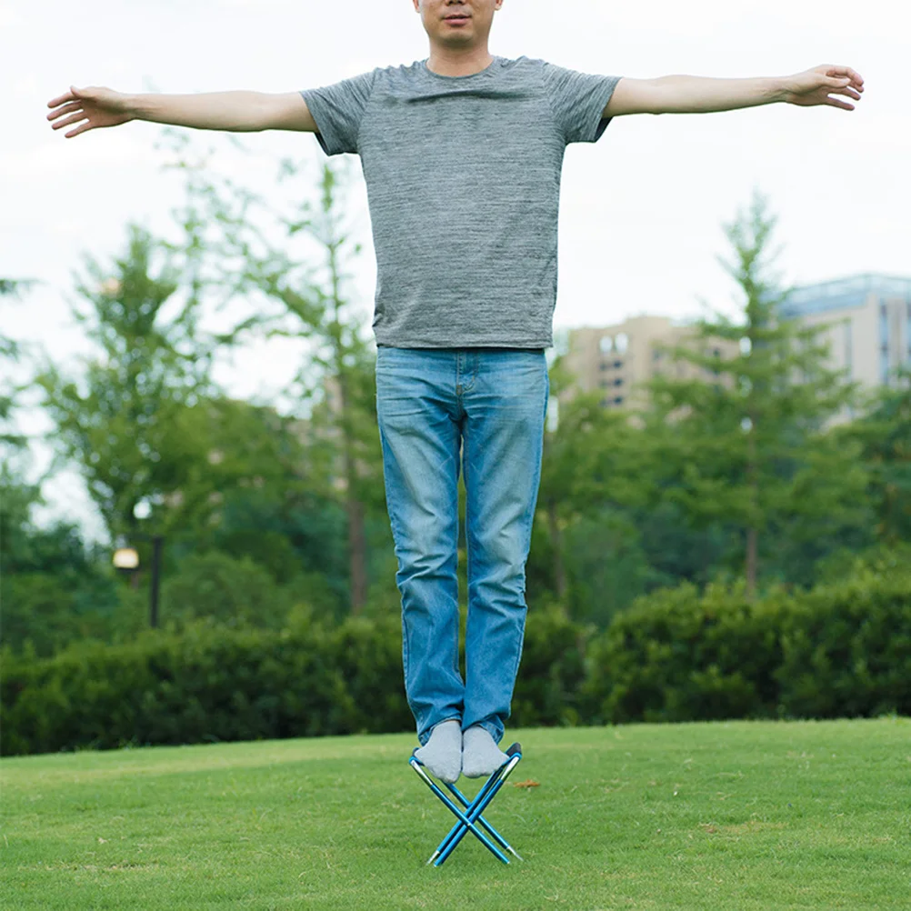 

Portable Outdoor Aluminum Alloy Folding Fishing Stool Lightweight Collapsible Chair for Camping Hiking Traveling