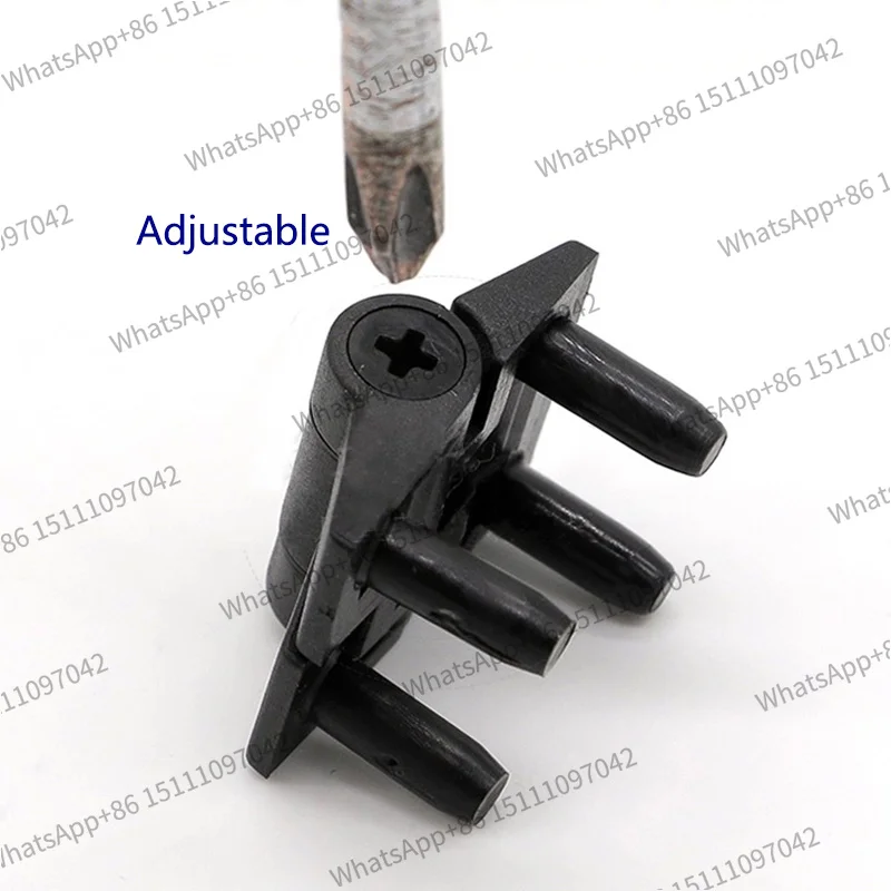 2Pcs E6 Mini positioning plastic hinges Friction type adjustable arbitrary stop damping hinge