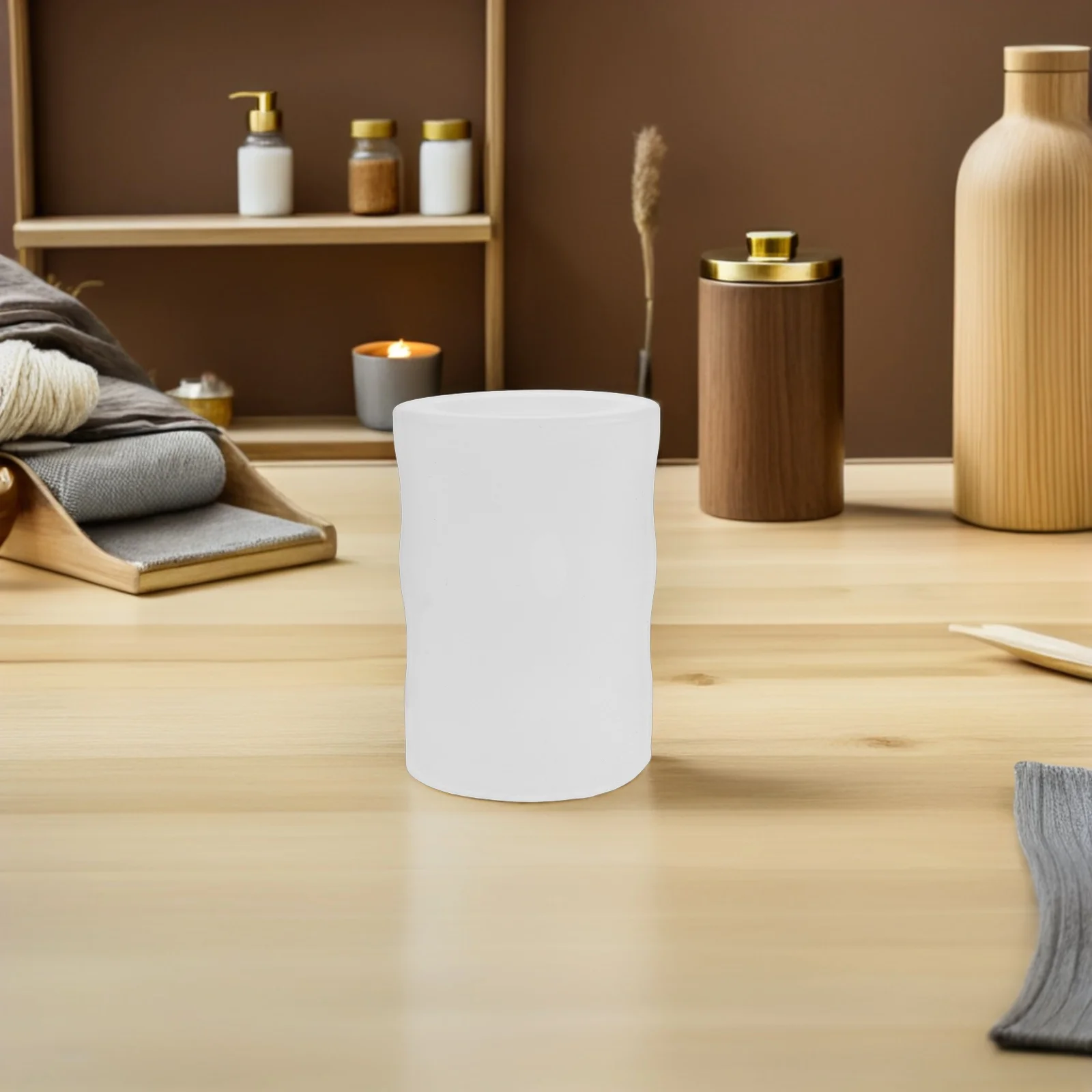 Bamboo Shape Silicone Pen Holder Mold Durable Flexible DIY Resin Casting Epoxy Craft Tray Storage Organizer Container