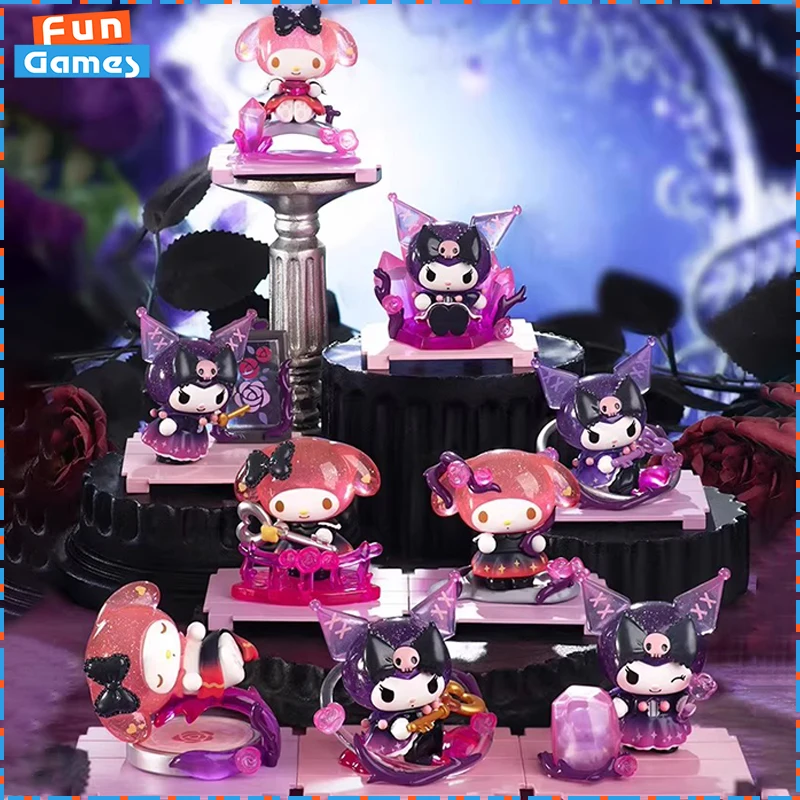 

New MOETCH Blind Box Kuromi Manmijing Series Mystery Box Anime Figure Custom Kawaii Collectible Toy Ornament Birthday Boy Gift