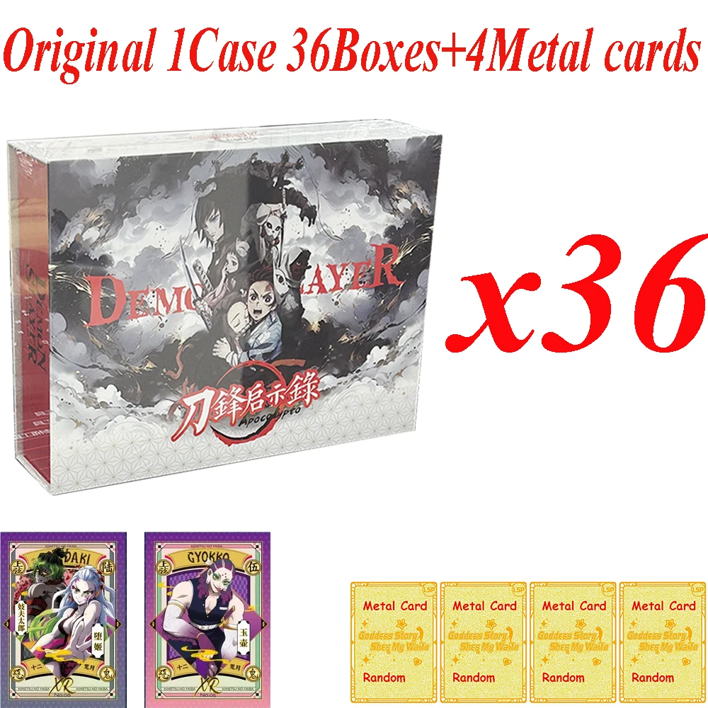 Wholesale Demon Slayer Cards Kami Blade Apocalypty Booster Box Anime Tanjirou Kamado Nezuko Character SSP Game Collection Cards