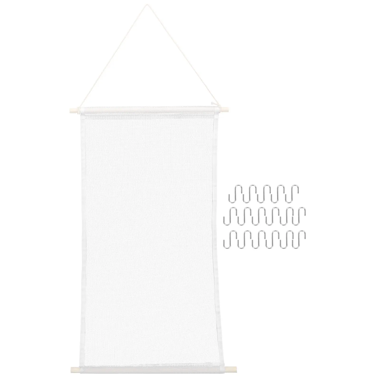 

Набор из 1 подвесной сетчатой вешалки-органайзера для серег и украшений, для торговых центров, магазинов, личных гардеробных, декоративного настенного дисплея