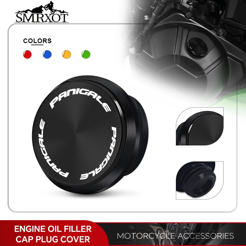 

For panigale1299 V2 V4 V4S hypermotard796 821 939 950 Streetfighter V4 848 Motorcycle Engine Oil Cap Bolt Screw Cover