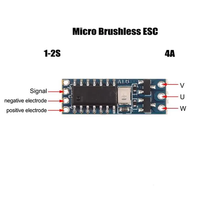 B27B 10PCS 4A Micro Brushless Motor Driver Board Electric Regulator Drive For 1S-2S For 1104 1106 1306 1407 1503 Motors