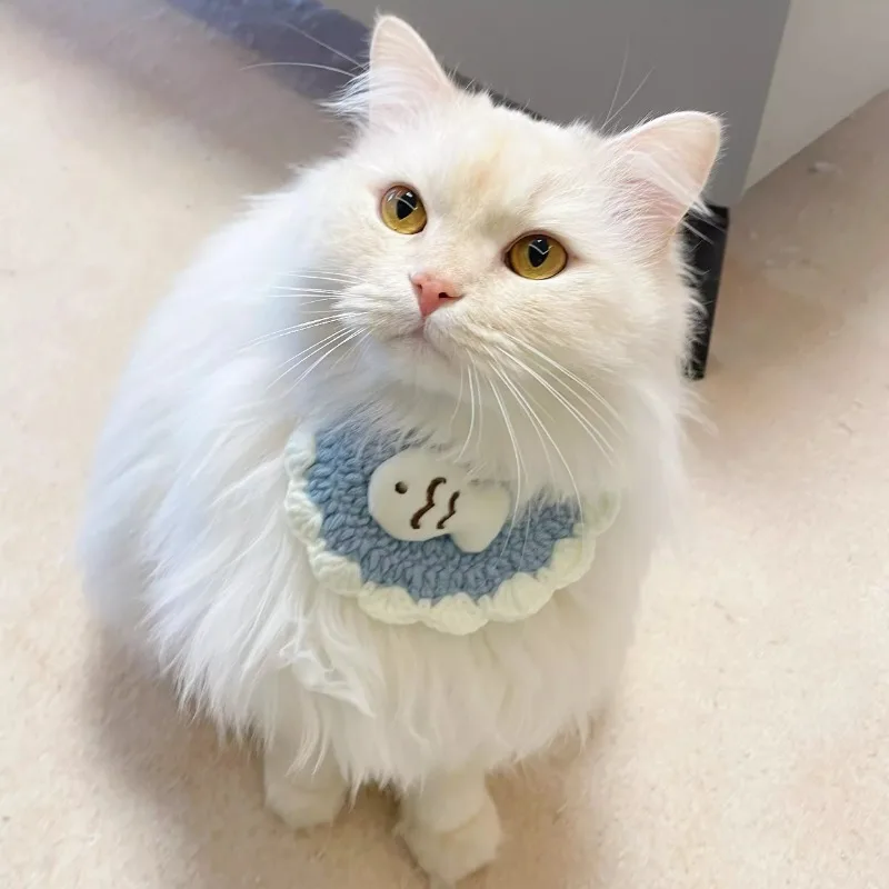 Cat Bib Scarf Pet Accessories Puppy Dog ​​bib Duck Bunny Bear Decoration Cute Pet Accessories Suitable for Pet Photo Taking