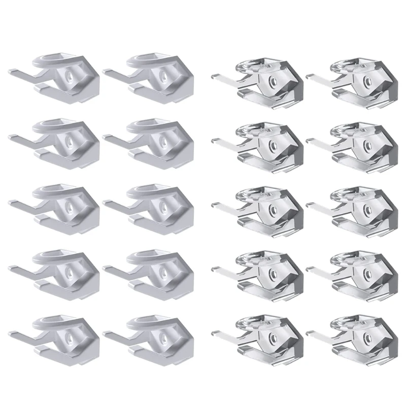 

Set of 10pcs Adhesive Hat Hooks Hat Holder Stand Baseball Hook Hangers Versatile Hat Scarf Clothes Organizers