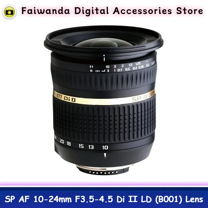 

95% новый оригинальный объектив для Tamron SP AF 10-24 мм F3.5-4.5 Di II LD Aspherical [IF] (B001) для Canon EF для Nikon F Mount