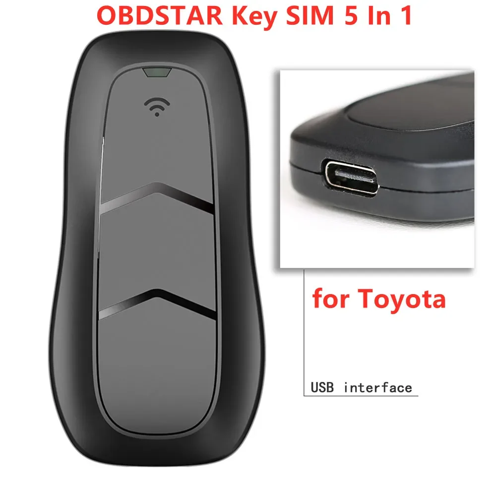 A + OBDSTAR Key SIM 5 в 1, симулятор умных ключей для Toyota, работает с X300 DP/X300 DP Plus/X300 Pro4