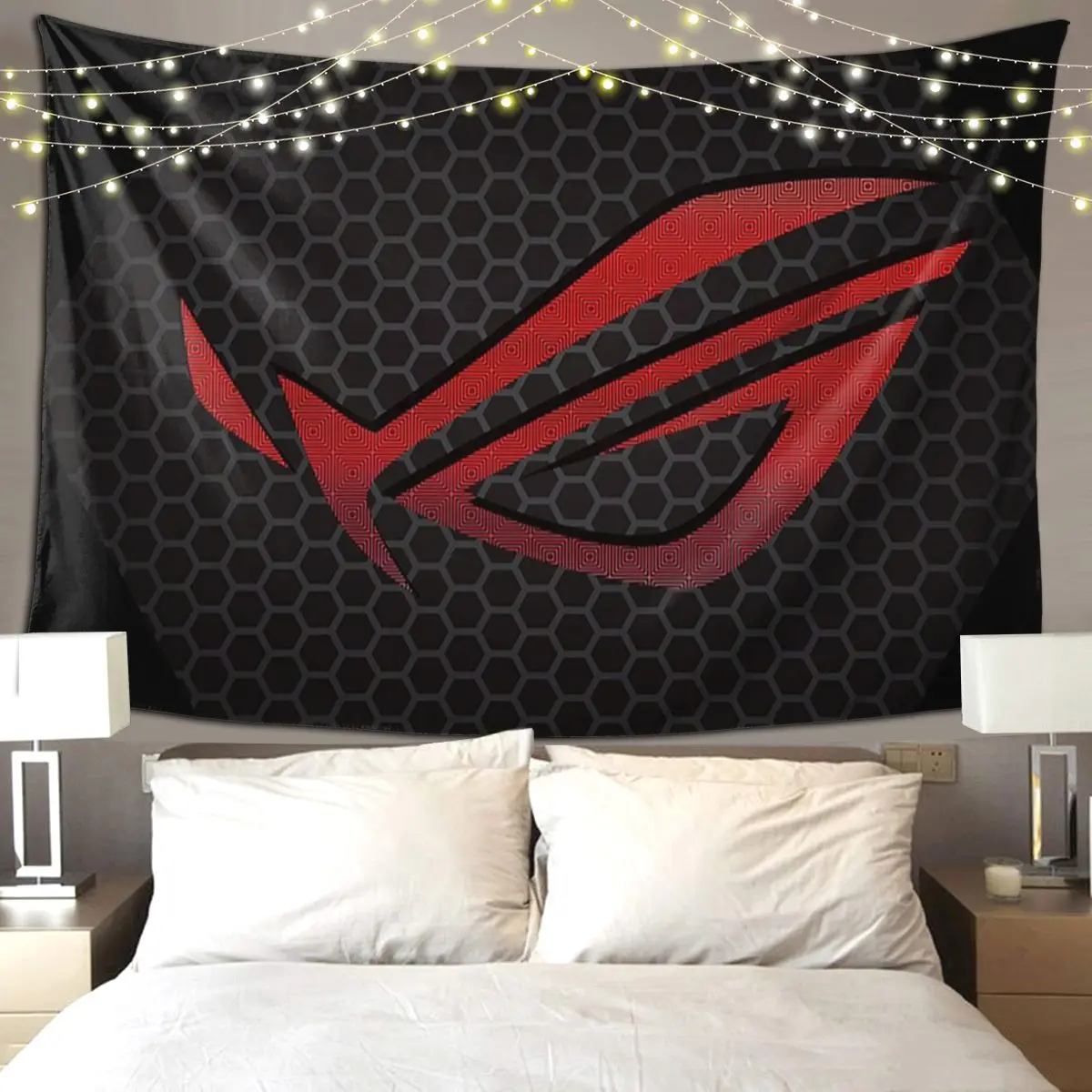 

Asus Rog Future шестиугольный гобелен хиппи настенный эстетический домашний декор гобелены для гостиной спальни комната в общежитии