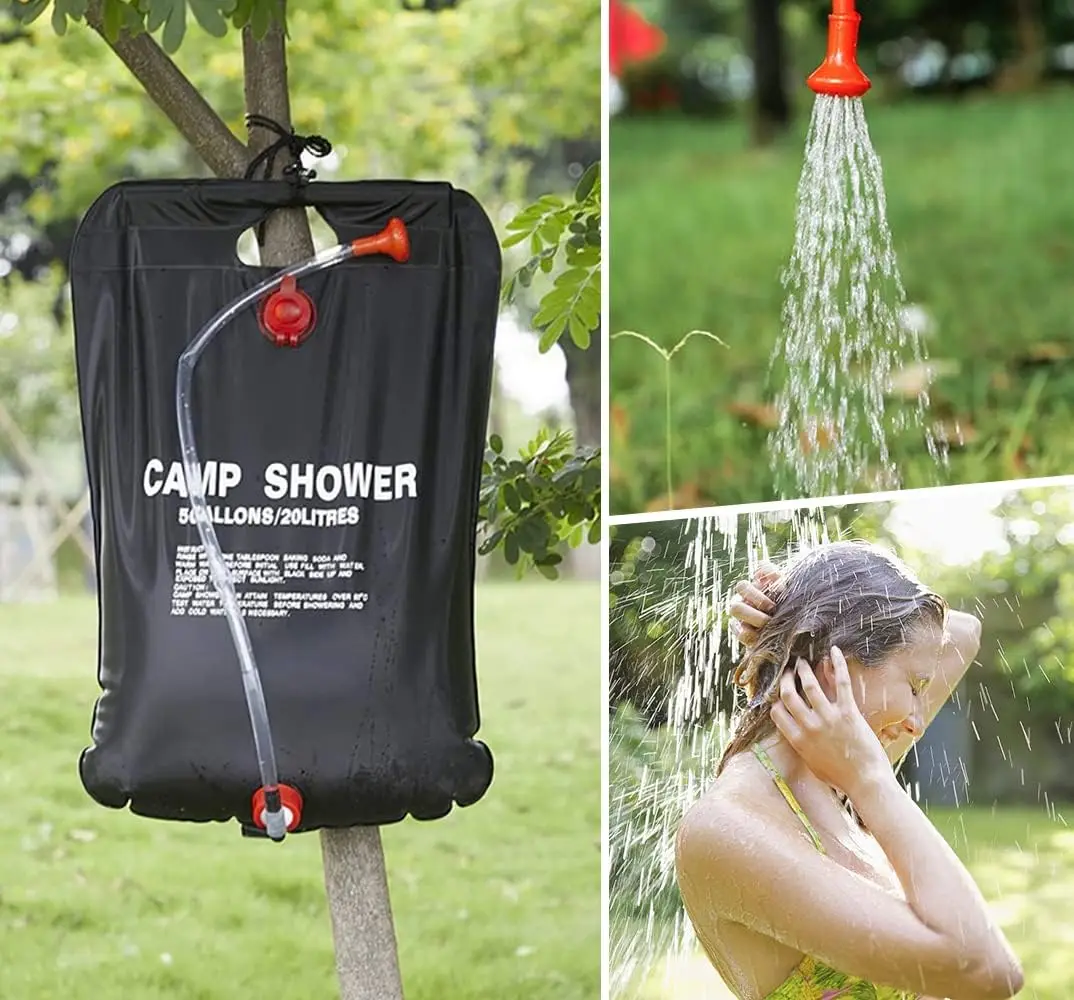 Outdoor Camping Folding Water Bag 20L/40L Camping Shower Bag Shower Water Bag Picnic Water Storage Bag Shower Water Bag