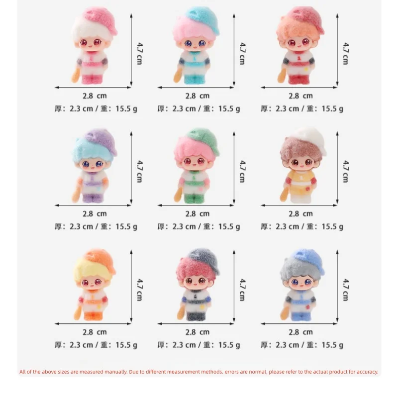 Cute Plush Dot Flocked Baseball Jacket Blind Box Accessories, Trendy Toys, Blind Boxes, Blind Bags, Keychains, Desktop Gifts view 6