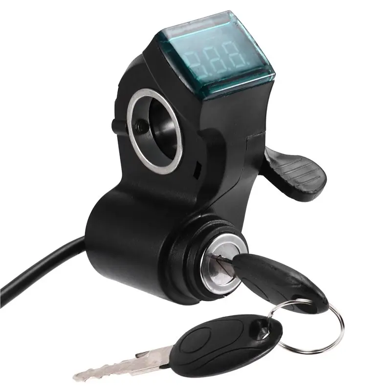A03Z-2X E-Bike Thumb Throttle Lcd Display Speed Regulator Handlebar Grips For Switch Electric Bike Scooter Tricycle Refitting