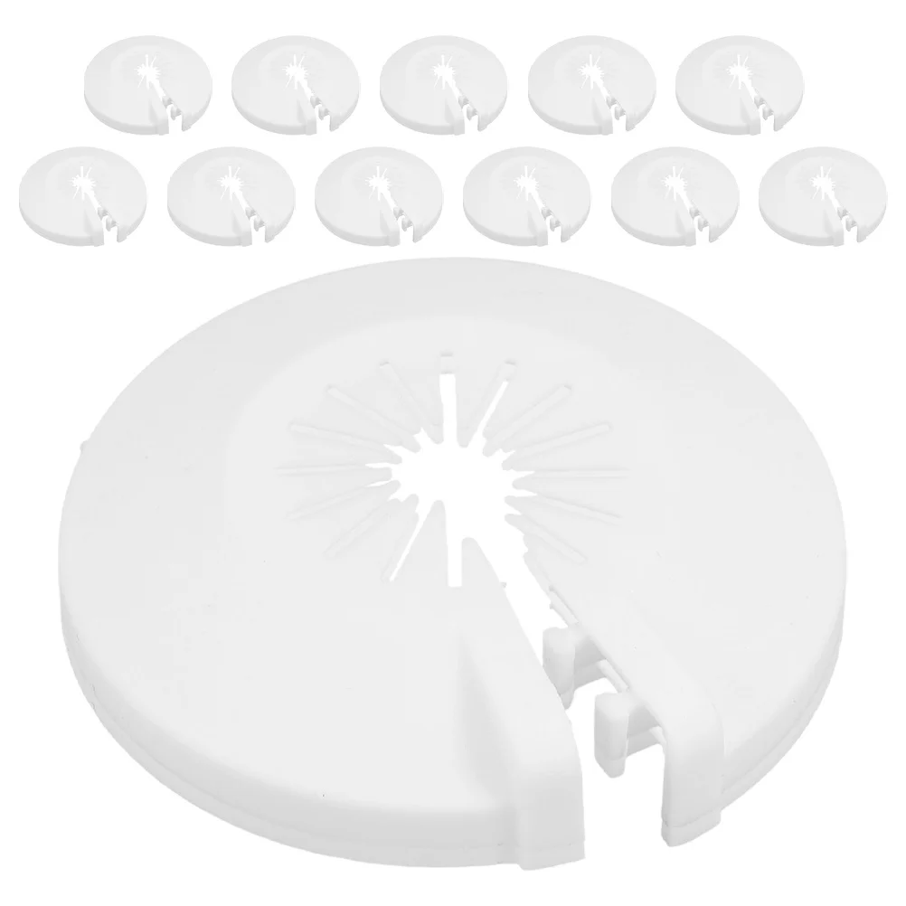 

12Pcs Decorative Fire Sprinkler Cover Plates Detachable Design for Easy Maintenance Fits Most Sprinkler Systems Residential and