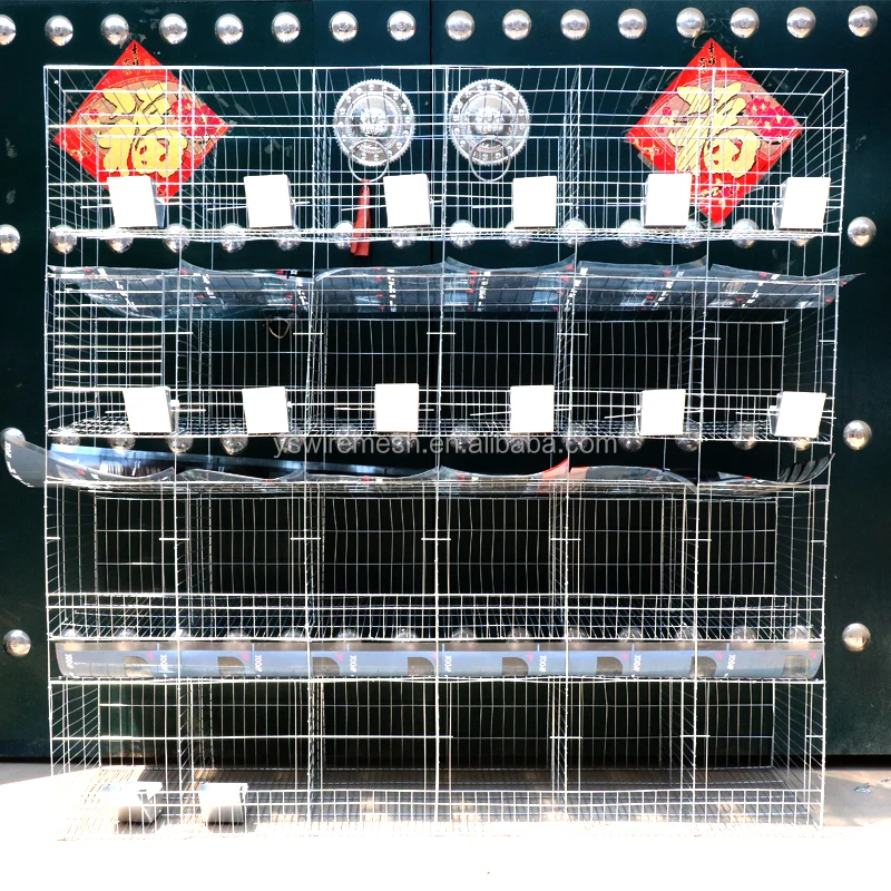 

Industrial Breeding Rabbit Cage Factory 3 or 4 Layer / Commercial Rabbit Cage / Galvanized Welded Mesh Cage for Rabbit Provided
