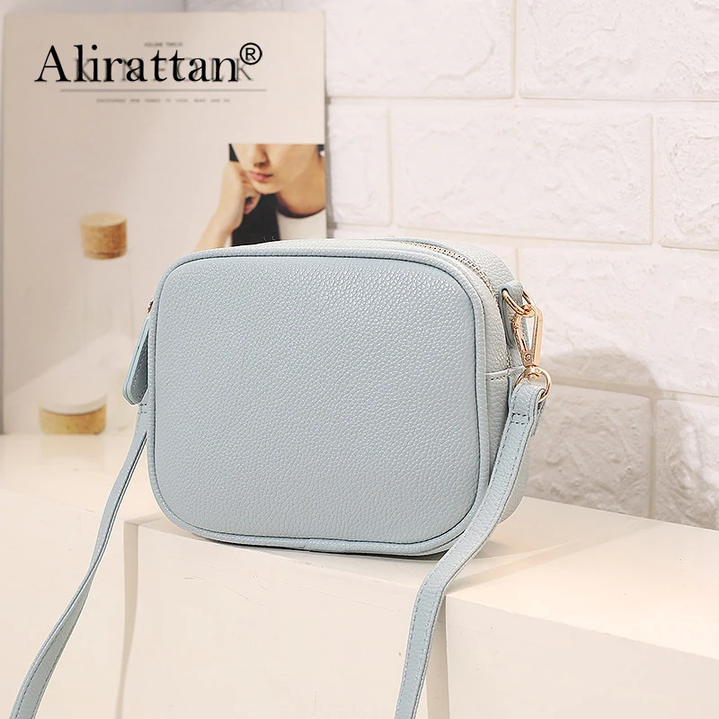 

Alirattan Bag New Women's Shoulder Bag 2023 Versatile Fashion Messenger Bag PU Women's Small Square Bag