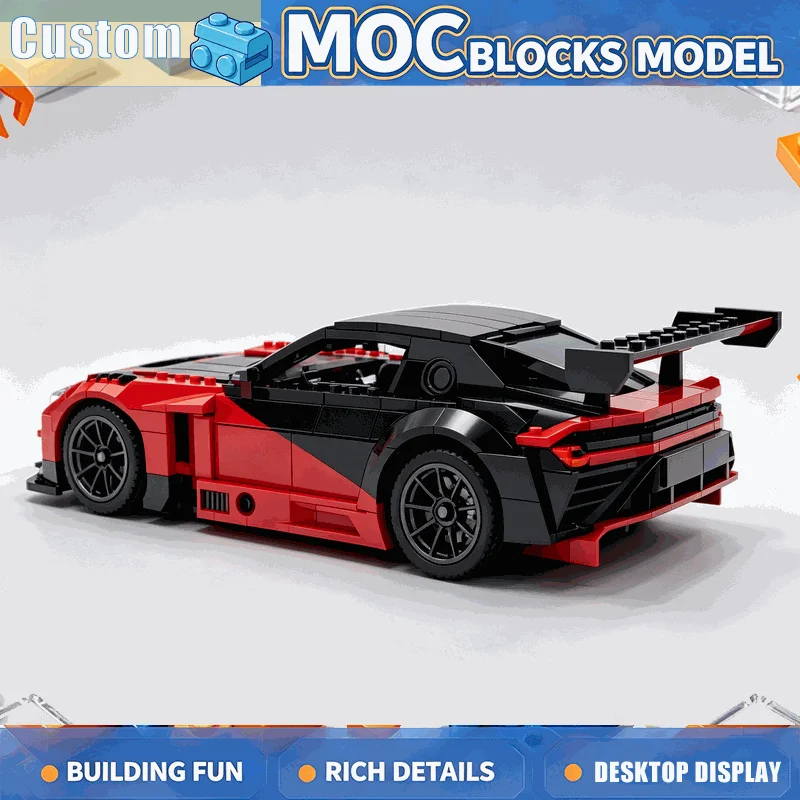 NEW 1151PCS MOC GR GT3 High Performance Racing Car Model Building Blocks Custom Puzzle Technical DIY Creative Assembly Toy Gift